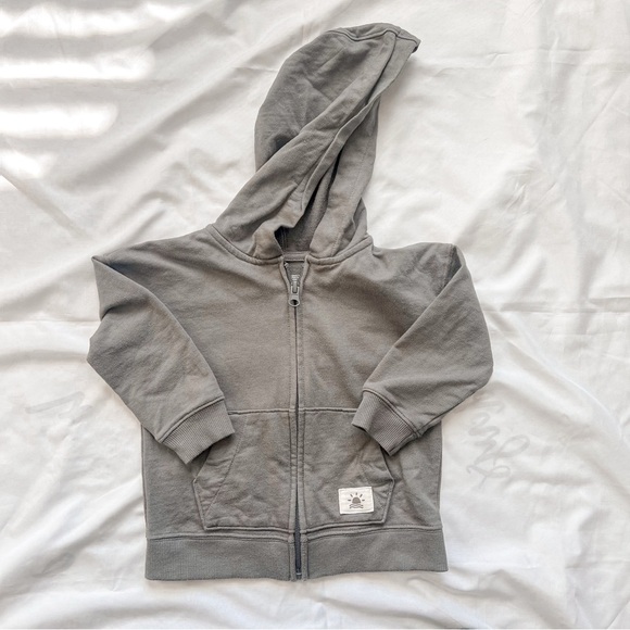 Little Co by Lauren Conrad Gray Kids Zip Up Hoodie Size 18 Months - Picture 1 of 11